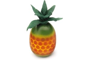 Erzi 4,5 x 9 cm drewniana zabawka Ananas, akcesoria do sprzedaży artykułów spożywczych