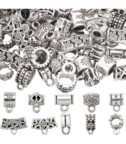 Lot De 10 Bouchons De Perles Pour Fabrication De Bijoux Avec