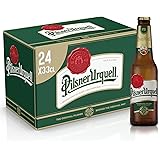 Pilsner Urquell Birra Pils, Cassa Birra Con 24 Birre In Bottiglia Da 33 Cl, 7.92 L, Gusto Pieno Intensamente Luppolato, Grada
