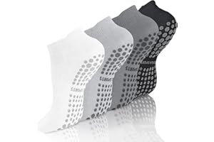 winbest 8 par skarpet antypoślizgowych do pilatesu, skarpety damskie do jogi, antypoślizgowe skarpety damskie do pilatesu, jogi, tańca przy drążku, baletu, fitnessu 35-42