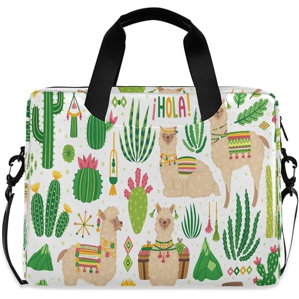 Lemon Bird Floral Laptop Bag – 15x1x11 Inch Lightweight Briefcase For 13-15 Inch Notebooks, Shoulder Bag For Women & Men - View #8