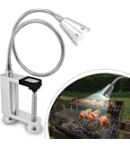 MojiDecor Luz De Parrilla 2 Unidades – LED Magnética 360° Ajustable, Impermeable, Con Cuello De Cisne Para Barbacoa Nocturna