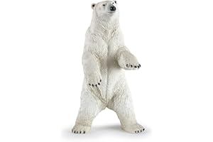 Papo WILD ANIMAL KINGDOM Tiere Figurine, 50172 Standing Polar Bear, Multicolour