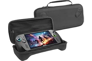 Fitudoos Tragetasche, kompatibel mit ROG Xbox Ally/ROG Xbox Ally X,Switch 2 Schutzhülle,stoßfest, stilvoll und langlebig, Handheld Tasche Case, Tragetasche Case, Reisefreundlich-Schwarz