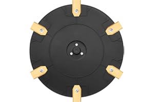 FOURSHOW [Wyposażenie] Talerze na noże + 6 ostrzy kompatybilne z Gardena Sileno Life, Sileno +, tarcza do kosiarki automatycznej, tarcza obrotowa