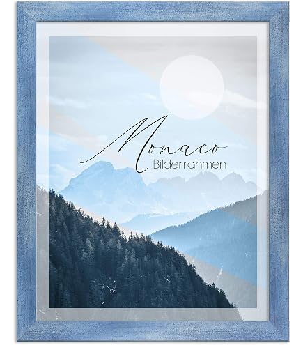 FRAMO 35mm Cornice Per Immagini 45 X 31 Cm | Nero Opaco