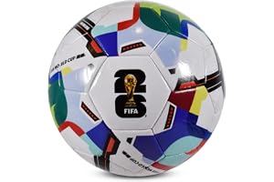 Hy-Pro Officially Licensed FIFA World Cup 2026 Football - Training Ball, Football Gifts for Boys - FIFA World Cup 2026 Design