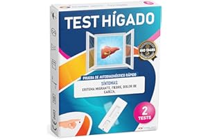 POLONORD ADESTE ADESTE TEST RÁPIDO HÍGADO – Autotest hígado para la detección de problemas hepáticos. Paquete de 2 tests