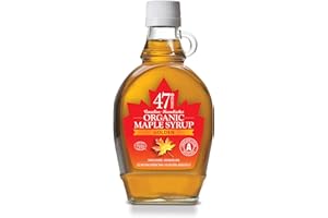 47 NORTH 47° North Kanadischer Bio Ahornsirup Golden, 250g, Single Source, Grade A, glutenfrei, vegan, organic Maple Syrup, leichter, süßer Geschmack für Pancakes & mehr