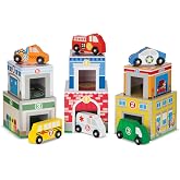 Melissa &amp; Doug 13576 Diz Oyna Kule - Binalar Ve Ara&ccedil;lar