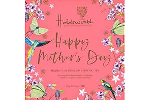 Holdsworth Chocolates Occasions Collection - Happy Mother's Day Box Filled with Handmade Truffles and Assorted Milk, Dark and White Chocolates Perfect for gifting 110g