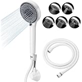 Lonian 5 Spray Modes High Pressure Handheld Shower Head Set, High Flow Handheld Shower Head with 1.5m Hose, Adjustable Bracke