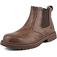 USOR Steel Toe Safety Boots for Men Women Lightweight Work Sneakers Leather Comfortable Safety Shoes Slip-Resistant Shoe for Industrial Construction