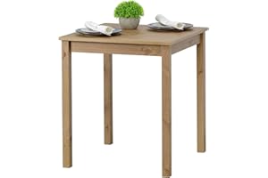 ‎HAGGE HOME hagge home Skandinavisch Holz Tisch 68 x 68 Esstisch Küchentisch Schreibtisch Esszimmertisch Desk Homeoffice Kinderzimmertisch Esszimmertische Esstische Wohnzimmertisch Arbeitszimmertisch Klein Braun