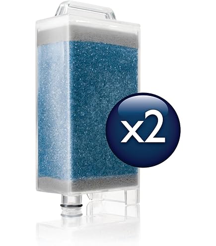 SPARES2GO Antikalkfilterpatroon compatibel met Philips PerfectCare GC763 Stoomstrijkijzer (Verpakking van 2