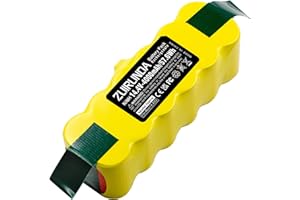 ZUIRUNDA 14,4V 4000mAh NI-MH Batería de Repuesto para iRobot Roomba 500 600 700 800 batería de reemplazo Adecuada para R3 irobot 581 450 700 605 621 880 785 batería (4000mAh Ni-MH)