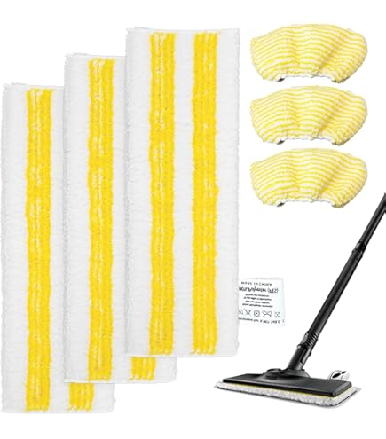 4 stuks microvezeldoekhoezen, stoomreiniger accessoires, dweildoekhoezen, driehoekige doek vervangingsaccessoires (wit
