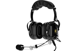 KORE AVIATION Kore Aviazione P1 Series Pnr Pilot Aviation Headset – Nero