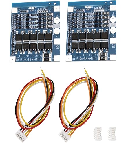 Carte De Protection BMS 2S 7.4V 8A Pour Batterie Lithium - Lot De 5 Avec Bande De Nickel - Protection Surcharge/décharge - 6
