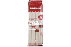 Urban Noodle Udon Noodles Authentic Thick Vegetarian Friendly Japanese Noodles, Perfect for Soups & Stir-Fries, 300 g (Pack of 1)