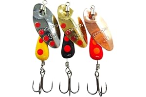 momolures Leurres de pêche à la truite en ligne 3,5 g 4,7 g