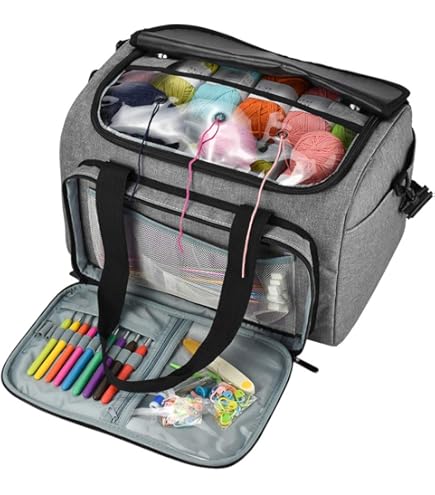 Katech Opbergtas Voor Wol, Geschikt Voor Het Transporteren van Brei- en Haakwol en Tassen Voor Accessoires, Gebreide Tas - Bescherm en Bewaar je Garen (Zonder Accessoires) Paars Katech Opbergtas Voor Wol, Geschikt Voor Het Transporteren van Brei- en Haakwol en Tassen Voor Accessoires, Gebreide Tas - Bescherm en Bewaar je Garen (Zonder Accessoires) Paars