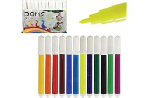 DOMS 12 Aqua Mini Water Colouring Pens - Pens - Unique Push Resistant Tip