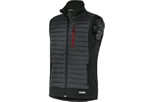 Uvex Tune-up męska kamizelka hybrydowa – pikowana kamizelka – wytrzymała kamizelka robocza