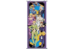 CoolChange Poster Grande Arrotolabile | Kakemono di JoJo's Bizarre Adventure di Tessuto| 100x40cm