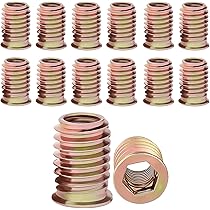 Mprofi MT® Inschroefmof - Zeskantmoeren - Inschroefmoeren - Inschroefmoeren - Schroefmof - Van Verzinkt Staal - Met Binnenzeskant (20, M6 x 13mm
