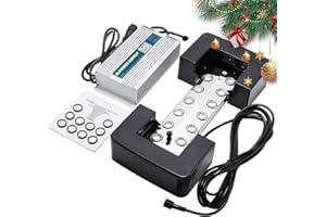 Mxmoonant 8.4L/HFabricant de Brouillard 12 têtes Brumisateur à ultrasons avec Une bouée et Une Alimentation de 400 W pour l'horticulture Paysage Magique Ambiance de préservation des légumes