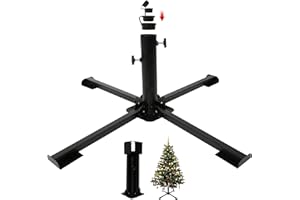 VFZILH Weihnachtsbaumständer aus Metall, 5 Größen Durchmesser, universeller künstlicher Weihnachtsbaumhalter für 60 bis 300 cm, robuste Weihnachtsbaumbasis, faltbarer Ständer für Weihnachtsbaum bis zu 50kg