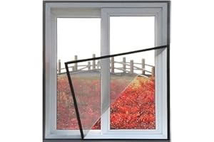 BAIYUN 85x160cm Insektenschutz Fliegengitter Fenster Fliegenschutz Mückengitter