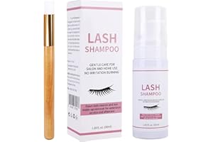 Allbestaye Eyelash Shampoo Eyelash Extension Cleanser Professional Lash Foaming Remover Lash Shampoo Eye Make-up Remover 50ml