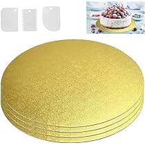 10 Planches à Gâteau 30cm Blanc - Support Carton Transport Décoration