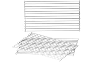 FIRXZYMZ 41.5 x 70.5cm Grillrost für Burnhard Big FRED Serie Gasgrills,die meisten Gasgrill, Edelstahl Rost Ersatzteile, 3 Stück