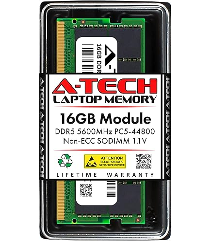 Samsung 16GB DDR5 5600MHz SODIMM Laptop RAM Memory