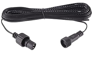SIGANDG Cable alargador de 2 Pin para Luces de Hadas, Cable alargador Impermeable IP44 para lámparas de Interior y Exterior, Luces de Navidad, Luces de Cortina, Luces de jardín (10 m)