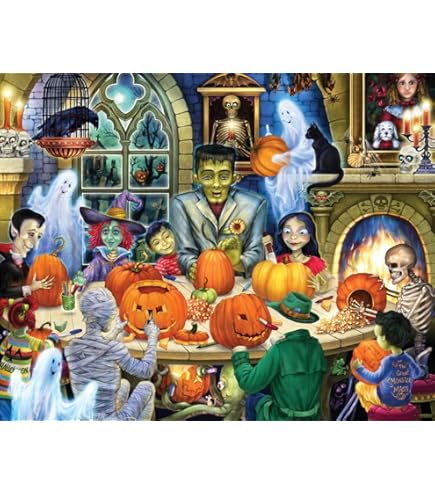 Vermont Christmas Company Puzzle Halloween Trick or Treat 1000 pièces