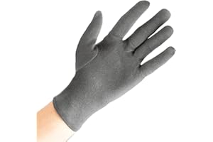 WELL B4® Care Dermatest : Très bien - Gants en coton, Gants blancs 100% coton, Gants de protection doux, Gants hydratants