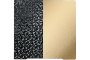 HysiPrui 3D Drucker Zubehör Doppelseitiges strukturiertes PEI und glattes PEO Bauplattenblatt für flexibles abnehmbares beheiztes Bett Matte ersetzt Teil für Prusa I3 MK3S/MK2.5S 241x254mm