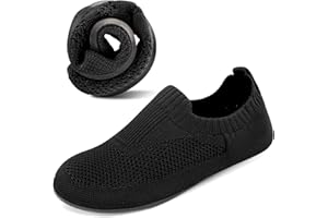 KOWAYI Chaussons Homme Antidérapantes Pantoufles Atmungsaktiv Confort d'intérieur Slippers Semelle en Caoutchouc Unisex Maison Chaussures