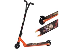 GURYON Stunt Scooter, Street Trick Scooter with 100mm PU Wheels ABEC-5 Bearings, Beginner Level Kick Scooter for Kids Teens, Freestyle Stunt Scooter Ages 8 9 10 11 12+