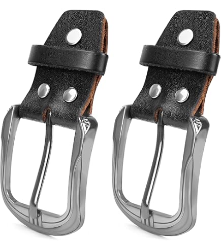 2 Boucles De Ceinture Carrées 50mm - Boucle Rechange Alliage Cuir, Accessoire Ceinture Homme Femme