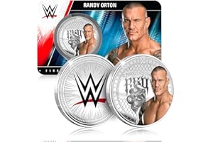 FANTASY CLUB Randy Orton WWE Pièce de monnaie officielle à collectionner 32 mm – Hommage au meurtrier des légendes et à plusieurs champions en édition limitée pour les fans et les collectionneurs