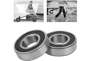 TEFOLA 2 uds rodamientos de Bolas de Rueda Scooter Eléctrico Motor Delantero rodamientos de Rueda para Xiaomi M365/1S/PRO