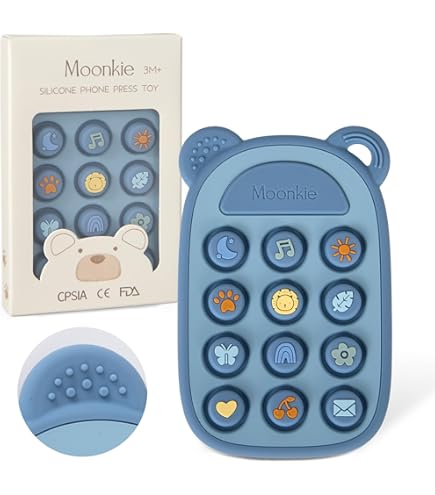 Moonkie Roll & Go Voiture Enfant, Lot De 3, Jouet Bebe Pour 6 Mois+, Petites Voitures En Silicone Souple, Jouet Dentition Bébé, Voiture Bebe Sans BPA, Cadeau Garcon &Fille,pour Noël & D'anniversaire
