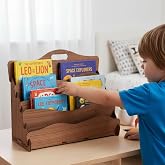 Carry Montessori 4 Raflı DALGALI Ahşap Mini Kitaplık -&Ccedil;ocuk Odası Kitaplık - &Ccedil;ocuk Kitaplığı - Bebek & &Ccedil;ocuk Odası i&ccedil;in Mini 
