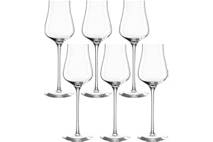 LEONARDO HOME Bicchieri da Grappa, 210 ml, Brunelli, 6 Pezzi, Vetro