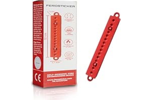 FEROSTICKER Pequeño Extintor Automático - Protección contra Incendios para el Hogar, No Tóxica, Compacta y Sin Mantenimiento para Cajas Eléctricas, Generadores Solares, Vehículos y Baterías (1 Pieza)